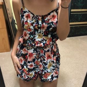 Flowery Cami romper